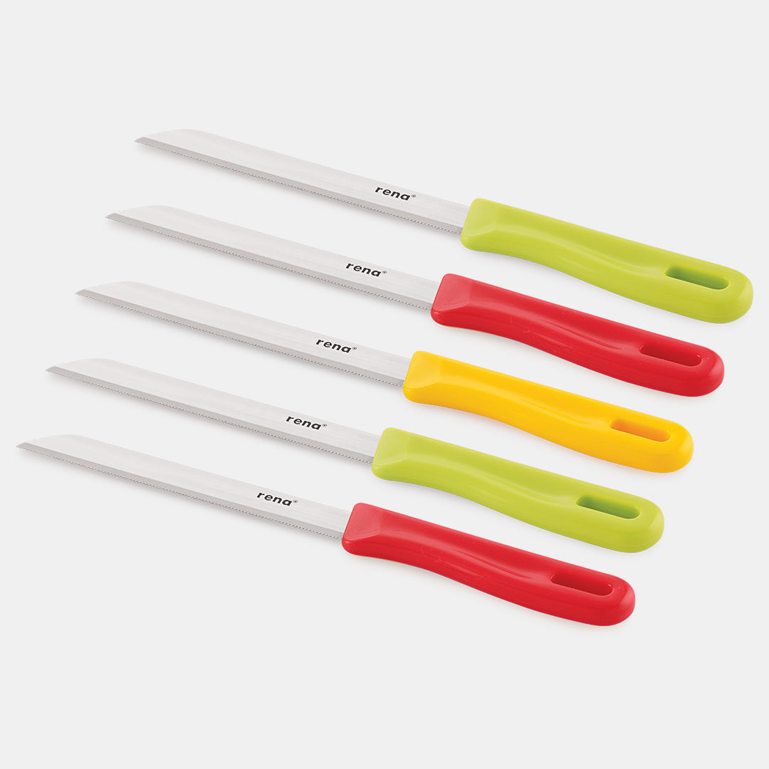 Kitchen Knife 130 mm Serrated - Set of 5
