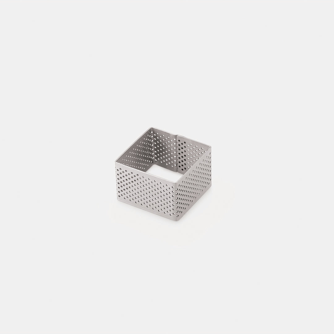 Perforated Square Tart Ring – 3 pc set (H-20mm)