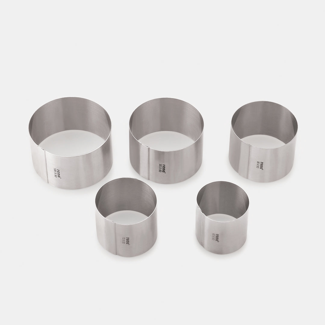 Food Ring 5 Pcs Set (60/70/80/90/100MM)