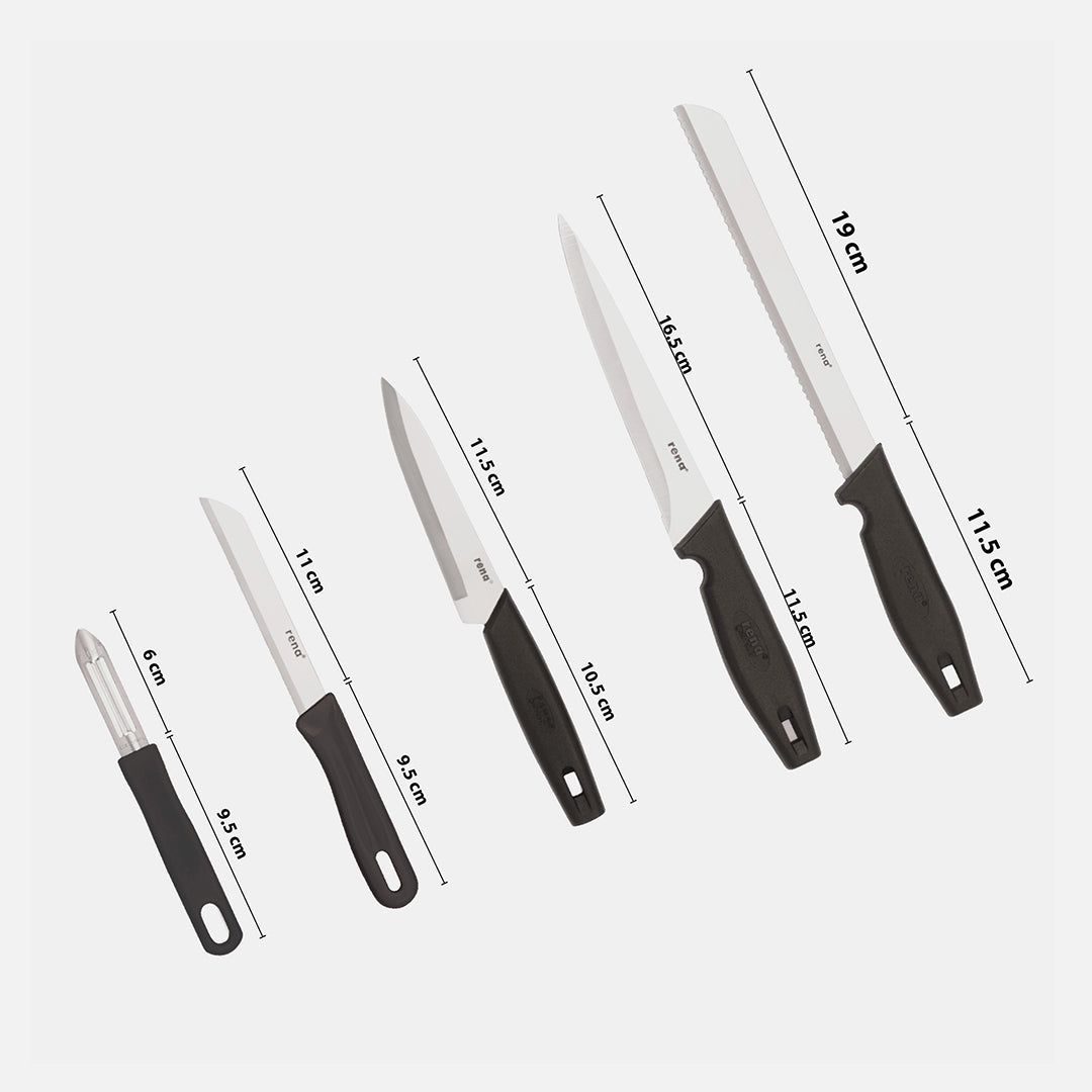 Kitchen Knife 5 Pcs Set