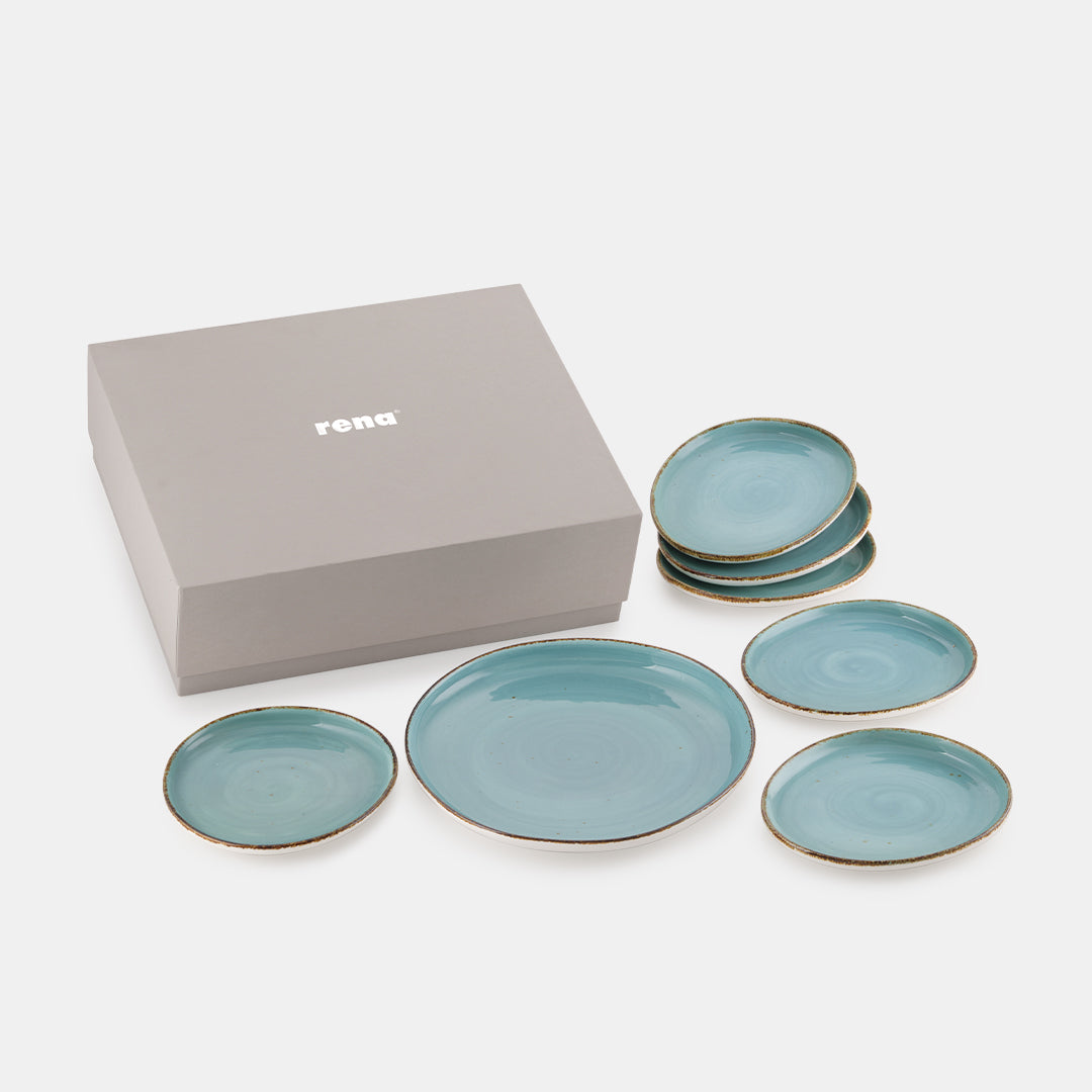 Amalfi Turquoise Snack Set