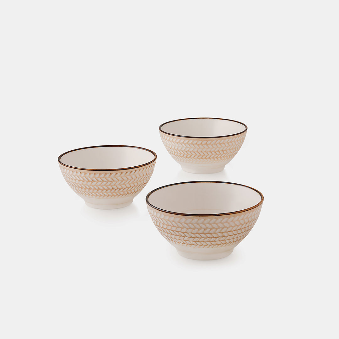 Ivory Bowl 9 - Set of 3