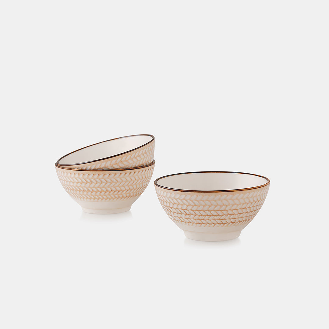 Ivory Bowl 9 - Set of 3