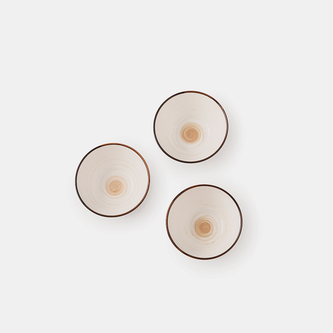 Ivory Bowl 9 - Set of 3