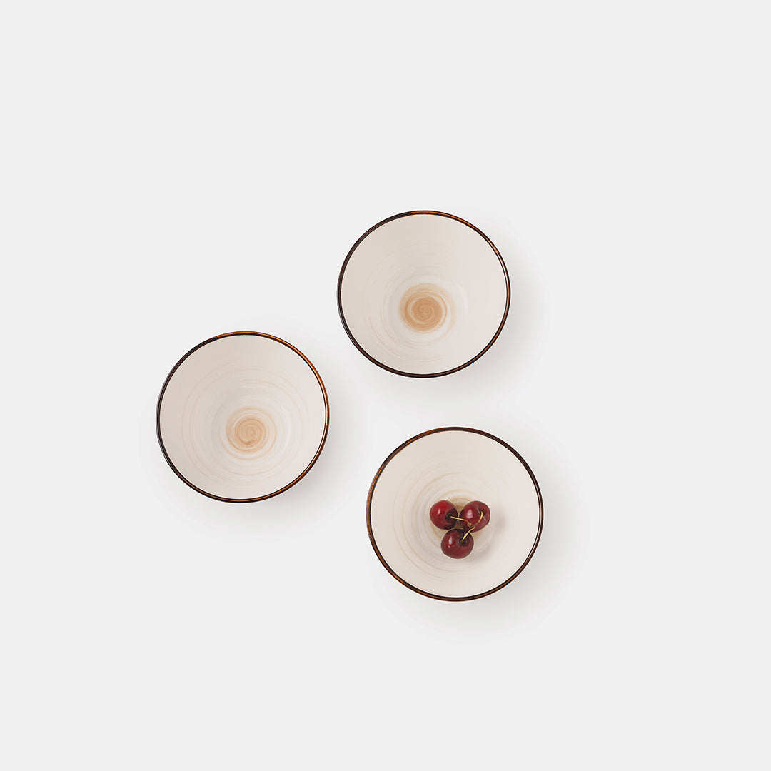 Ivory Bowl 9 - Set of 3