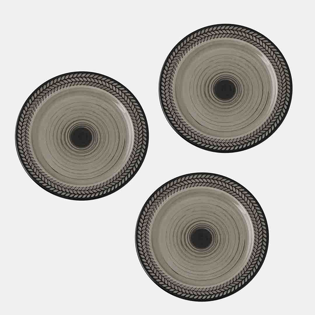Ash Quarter Plate - Set of 3