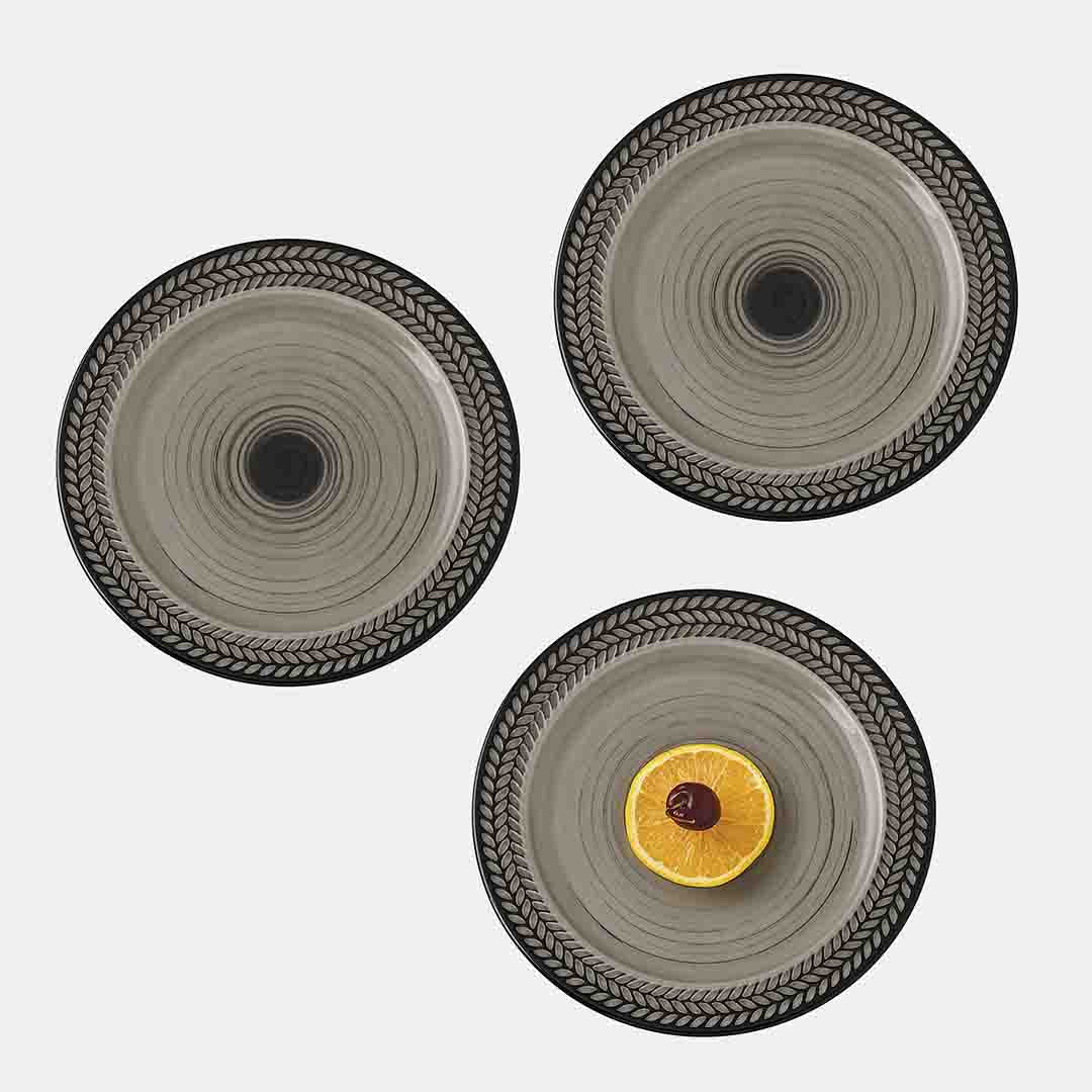 Ash Quarter Plate - Set of 3