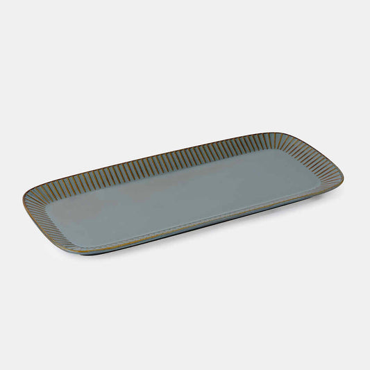 Teal Rectangle Platter 16