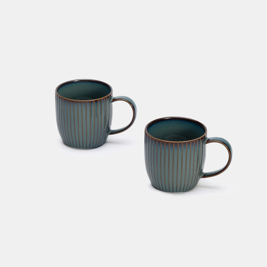 Teal Coffee Mug - Set of 2
