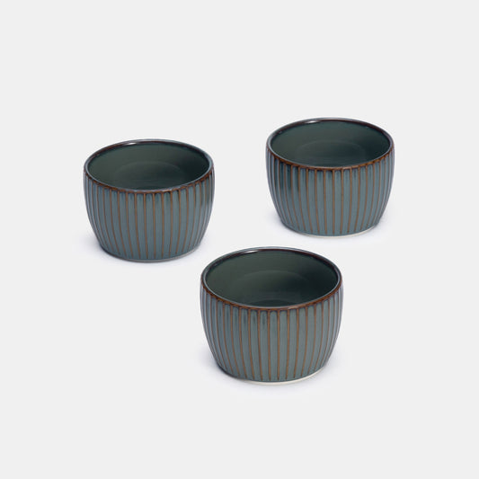 Teal Bowl 8 - Set of 3