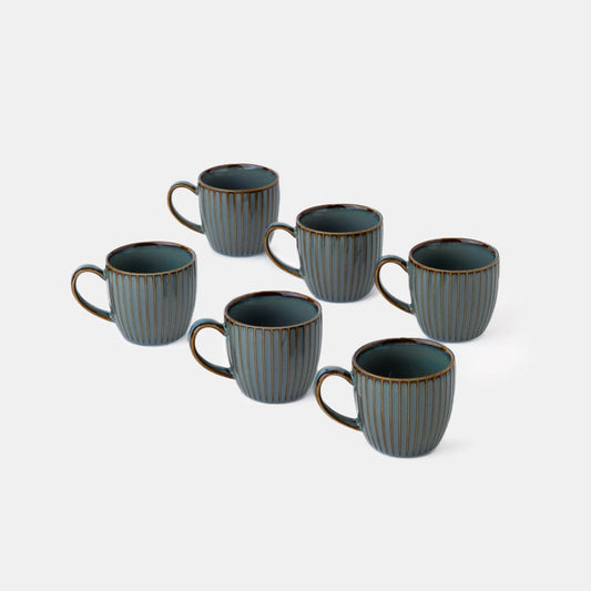 Teal Espresso Cup - Set of 6