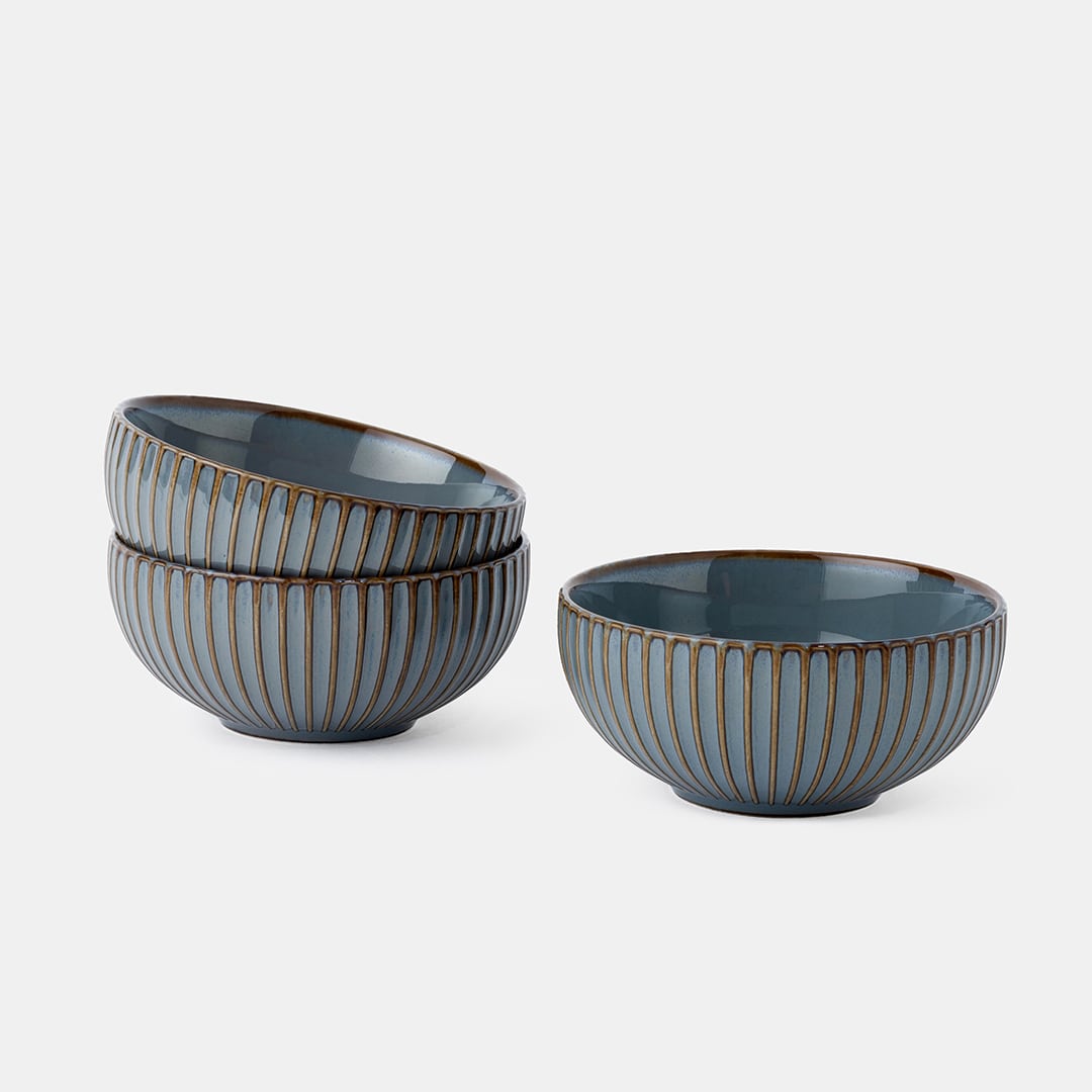 Teal Bowl 11 - Set of 3