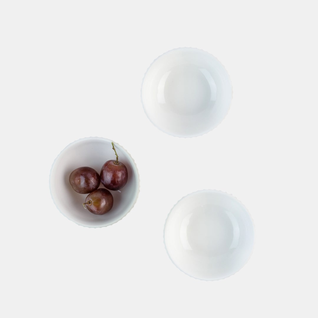 White Bowl 9 - Set of 3
