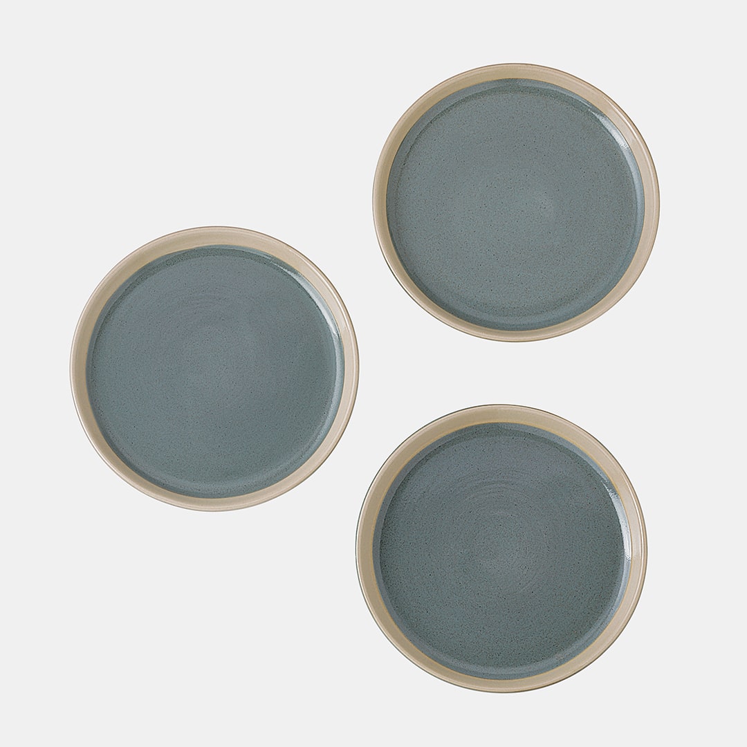 Moss Dessert Plate - Set of 3