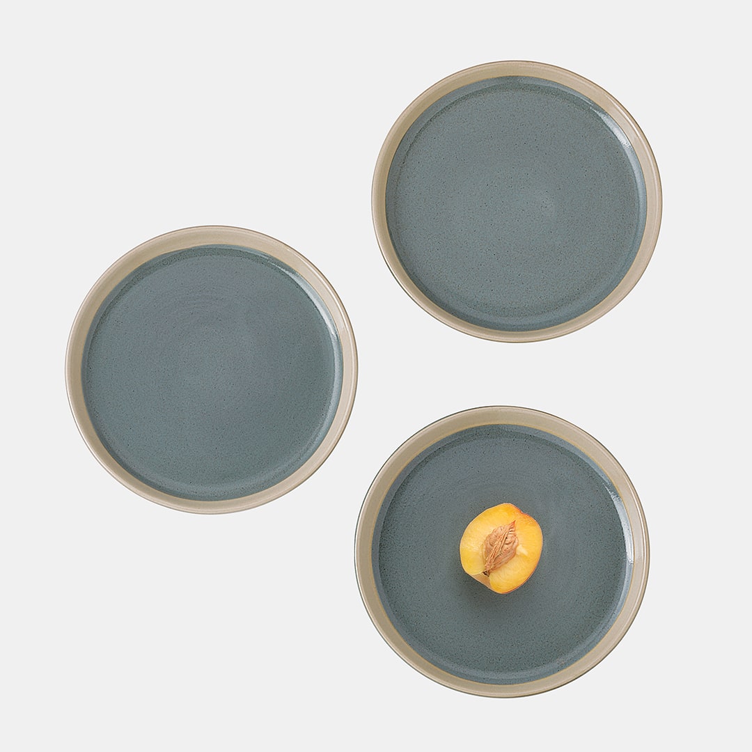 Moss Dessert Plate - Set of 3