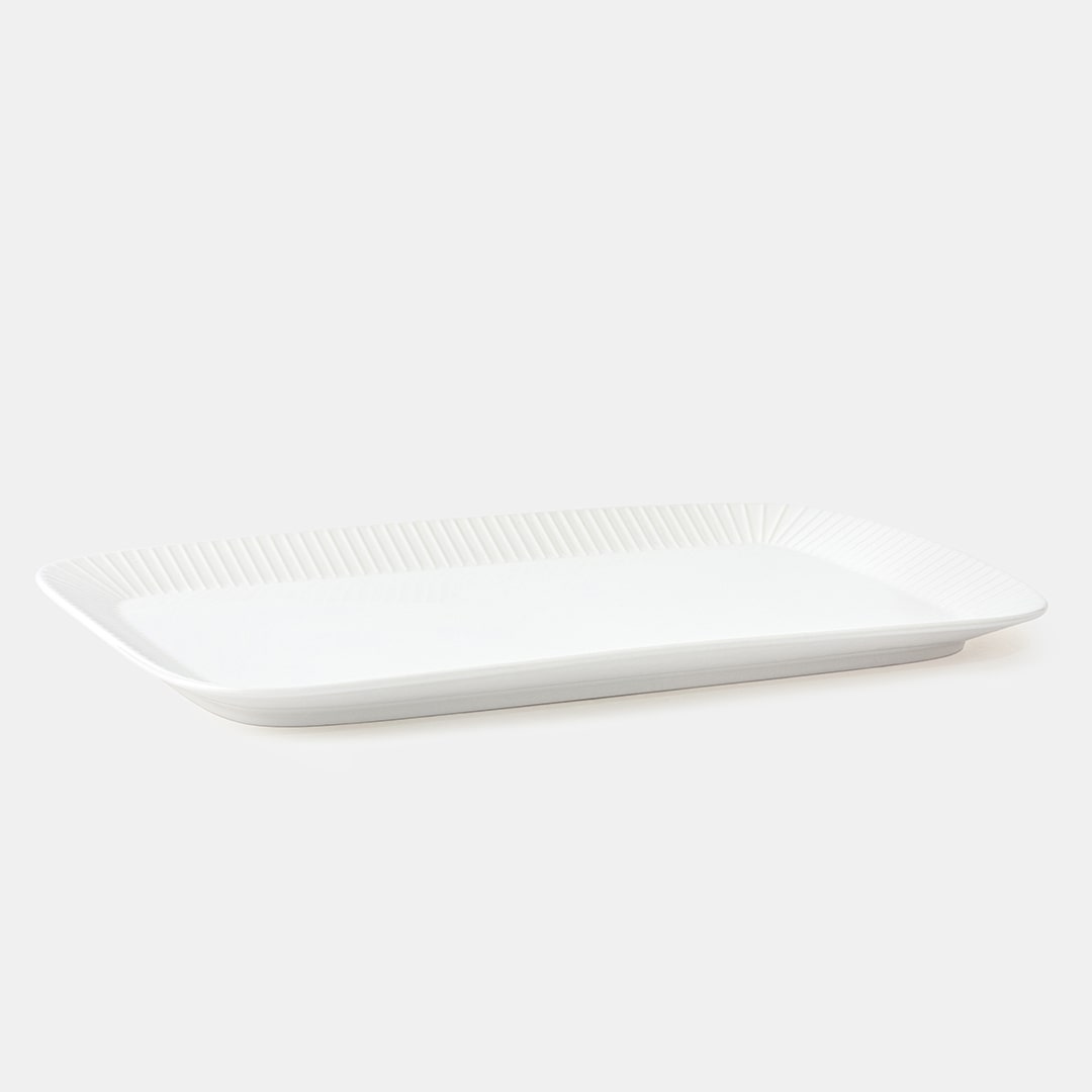 White Rectangle Platter 22