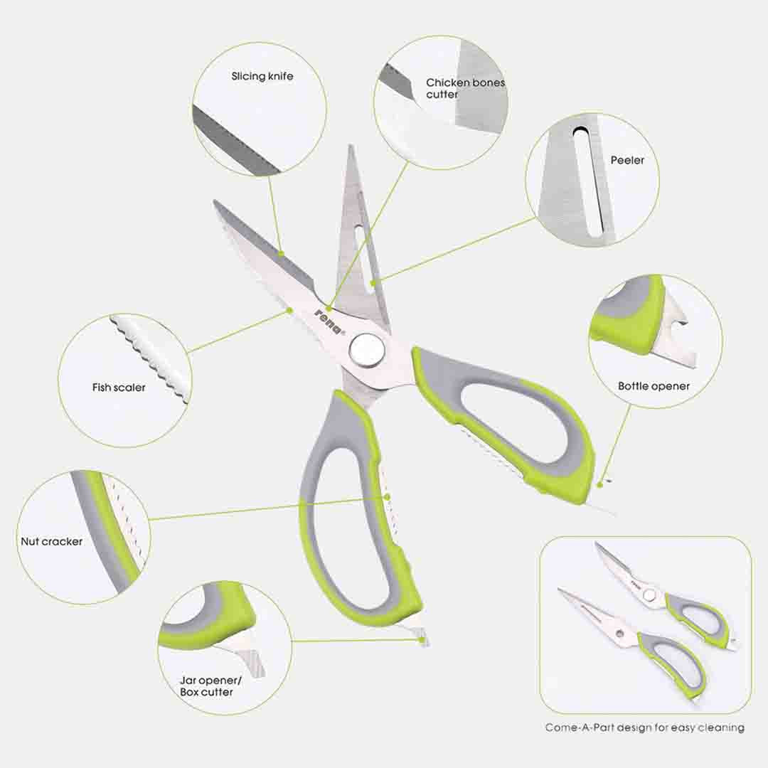 6 in 1 Multi-Function Kitchen Scissor