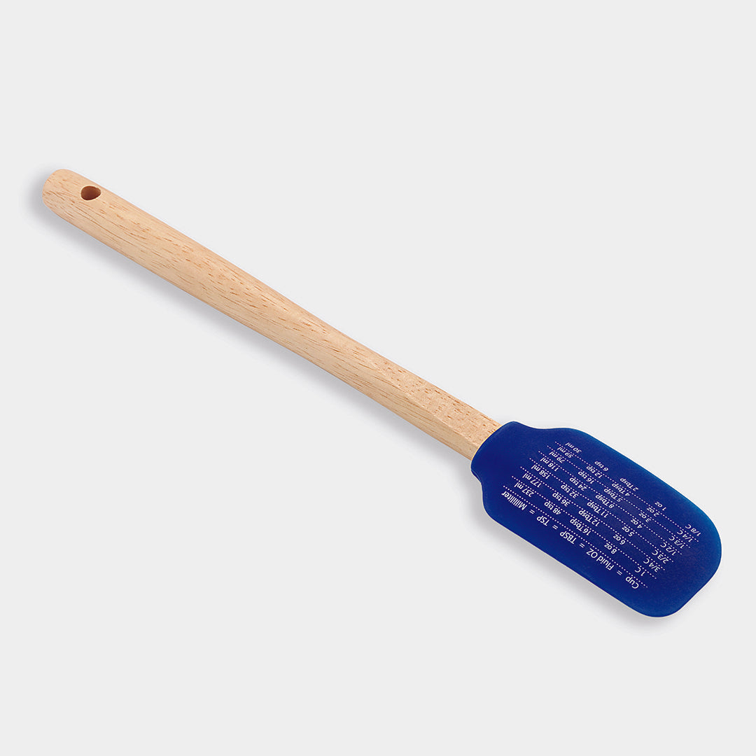 Silicone Flat Spatula (Wooden Handle)
