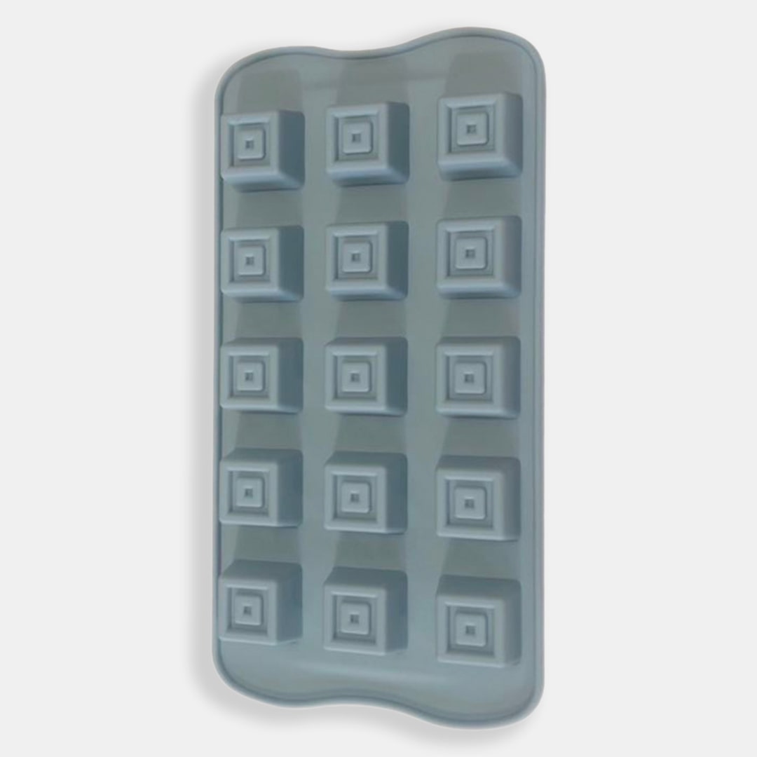 Silicone Square Chocolate Mould - 15 Holes