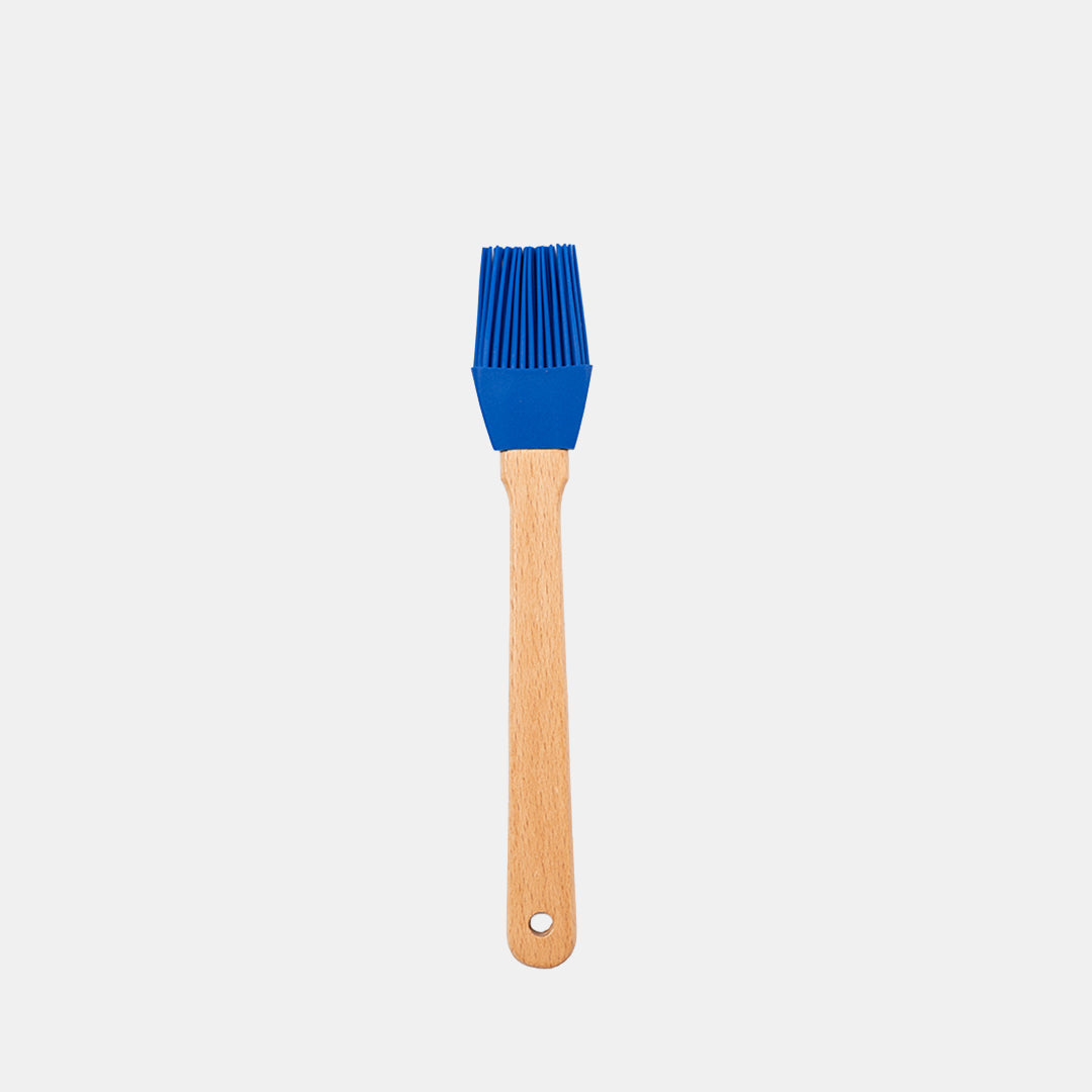Silicone Pastry Brush With Flat Wooden Handle