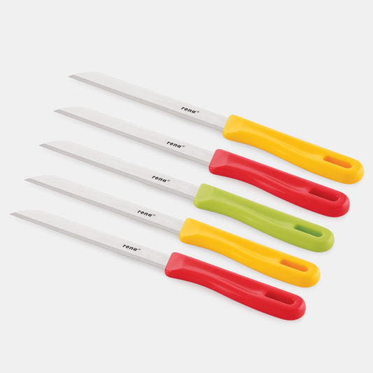 Kitchen Knife 130 mm Plain - Set of 5