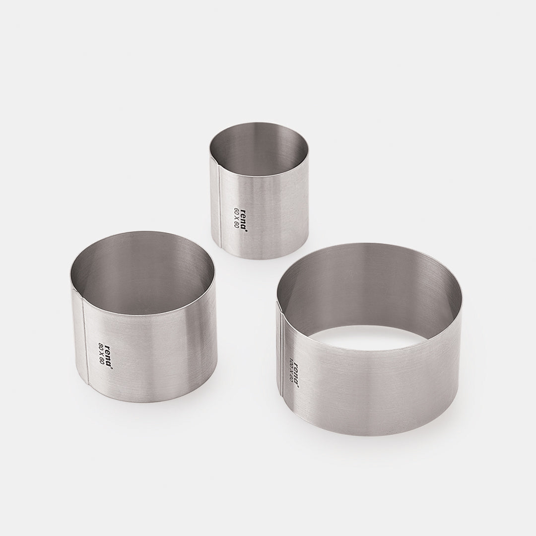 Large Food Rings Food Ring 3 Pcs Set (60/80/100MM) – Rena