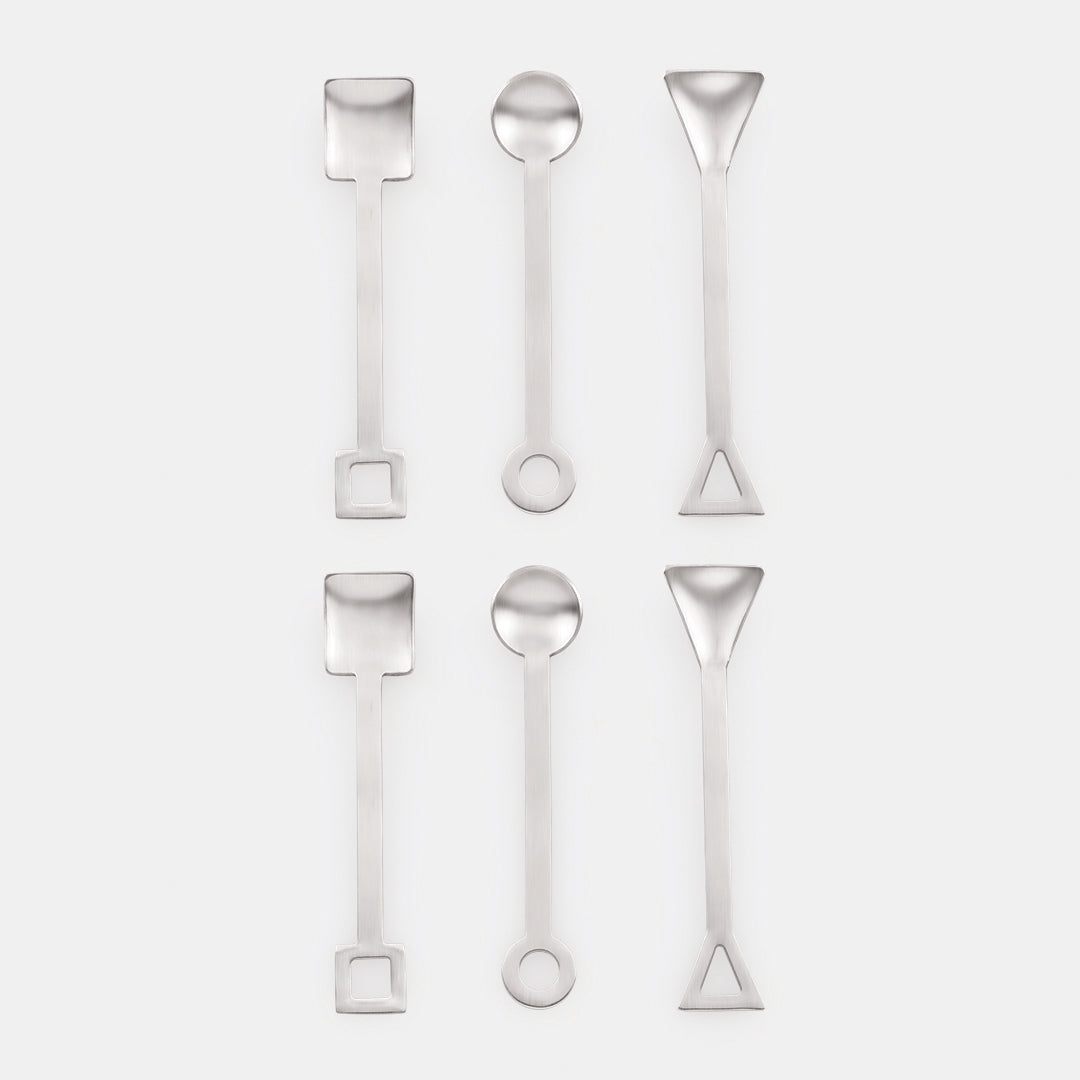 Café Spoon (6 pieces set with 3 shape)