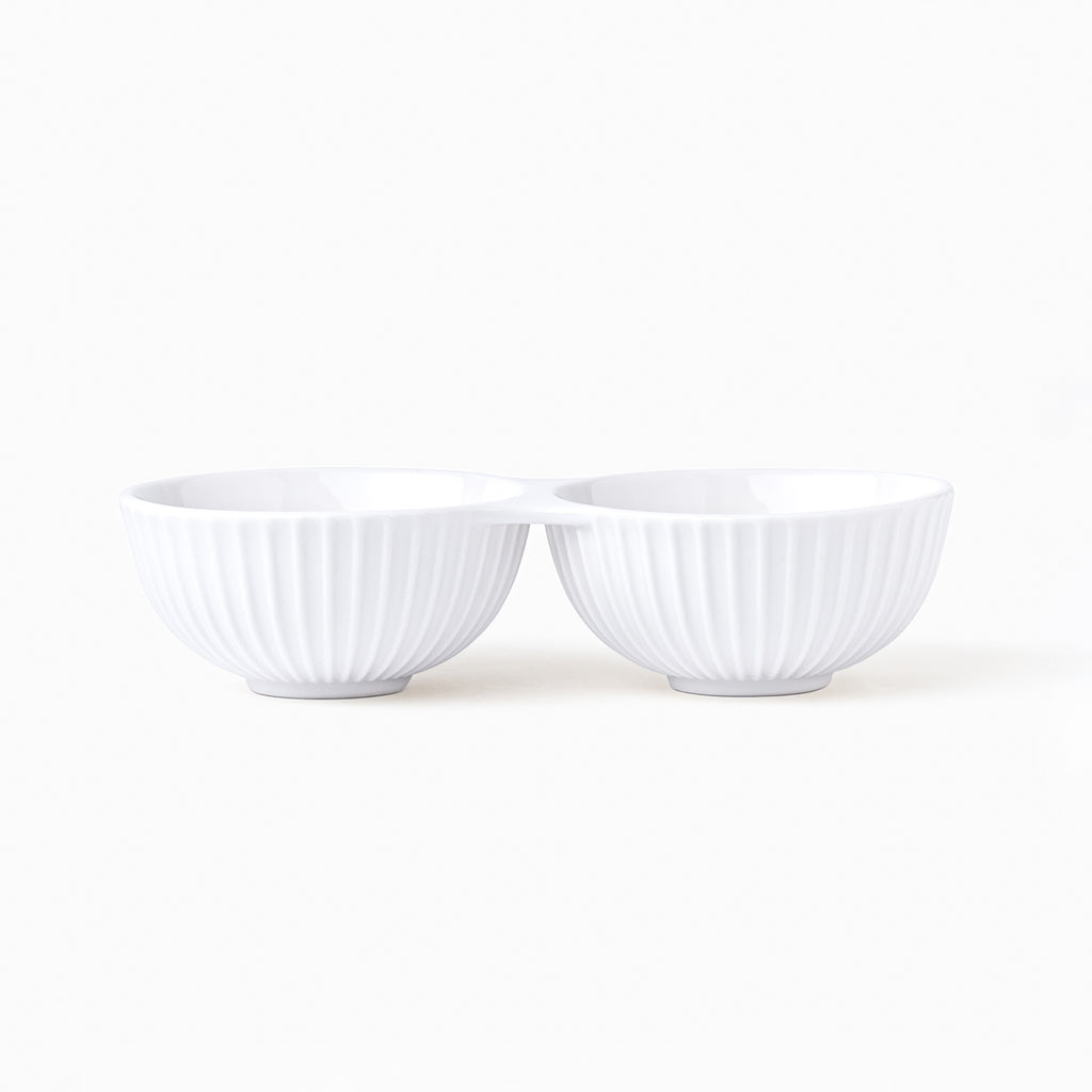 White Twin Bowl Rena