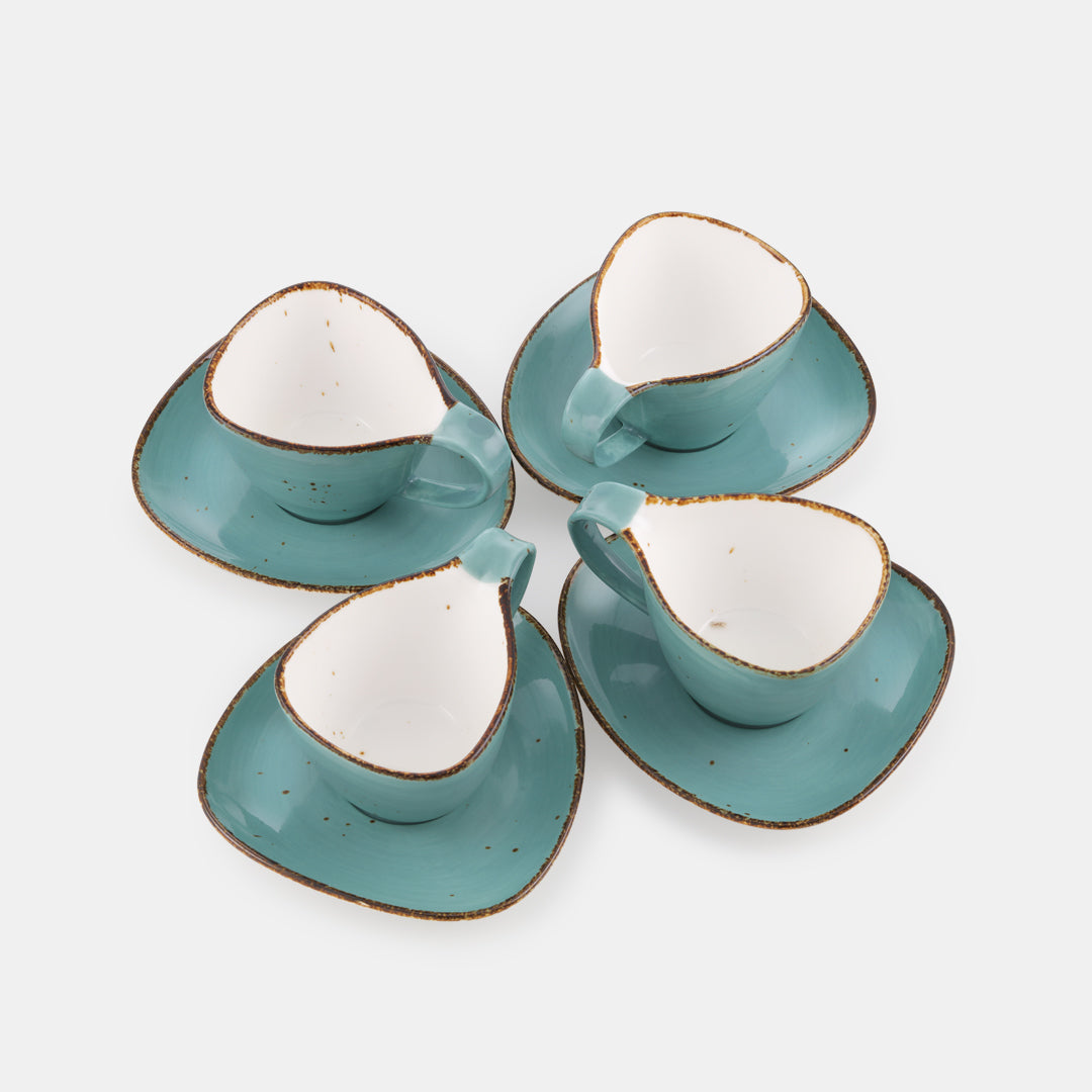 Low Tide Cup Turquoise - Set of 4