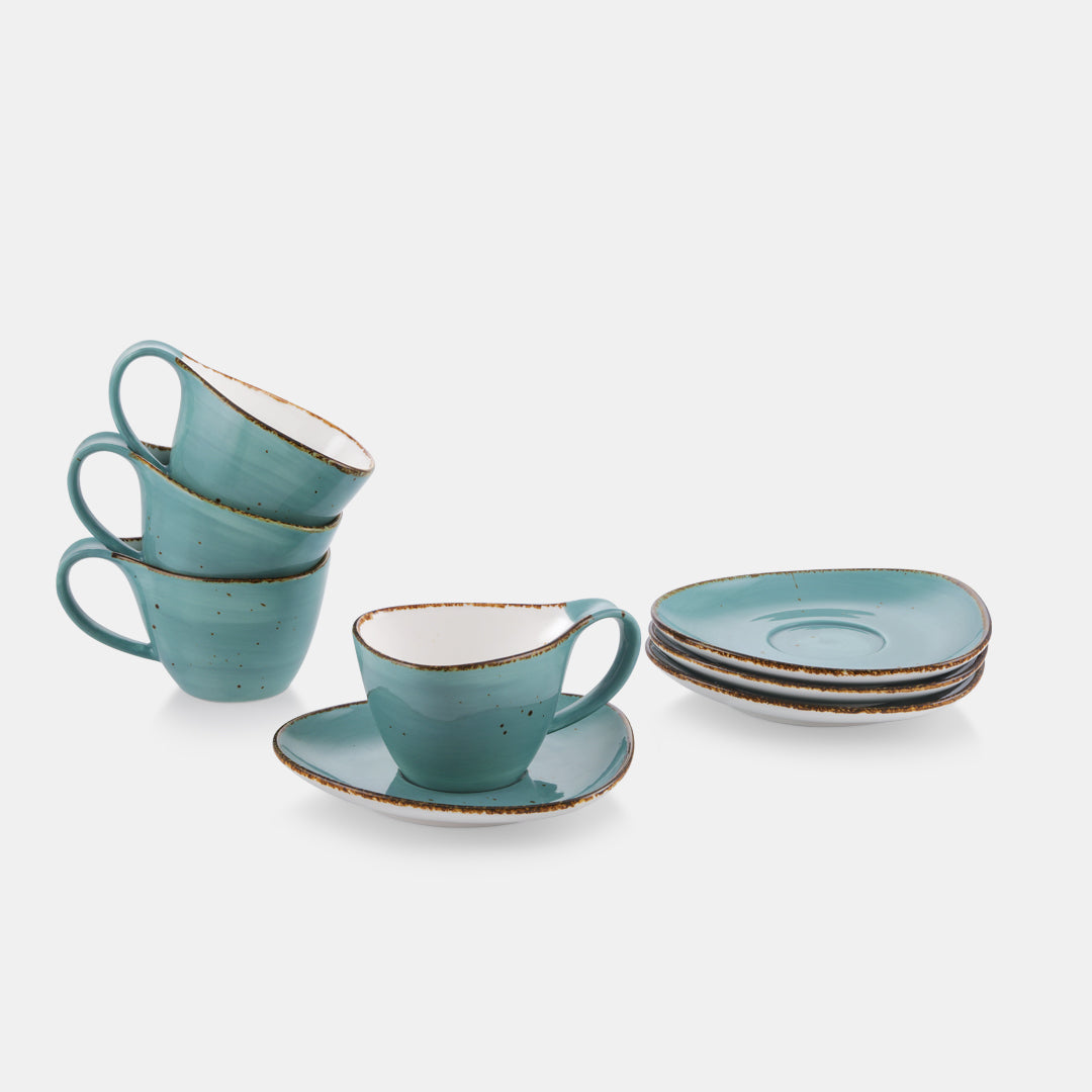 Low Tide Cup Turquoise - Set of 4