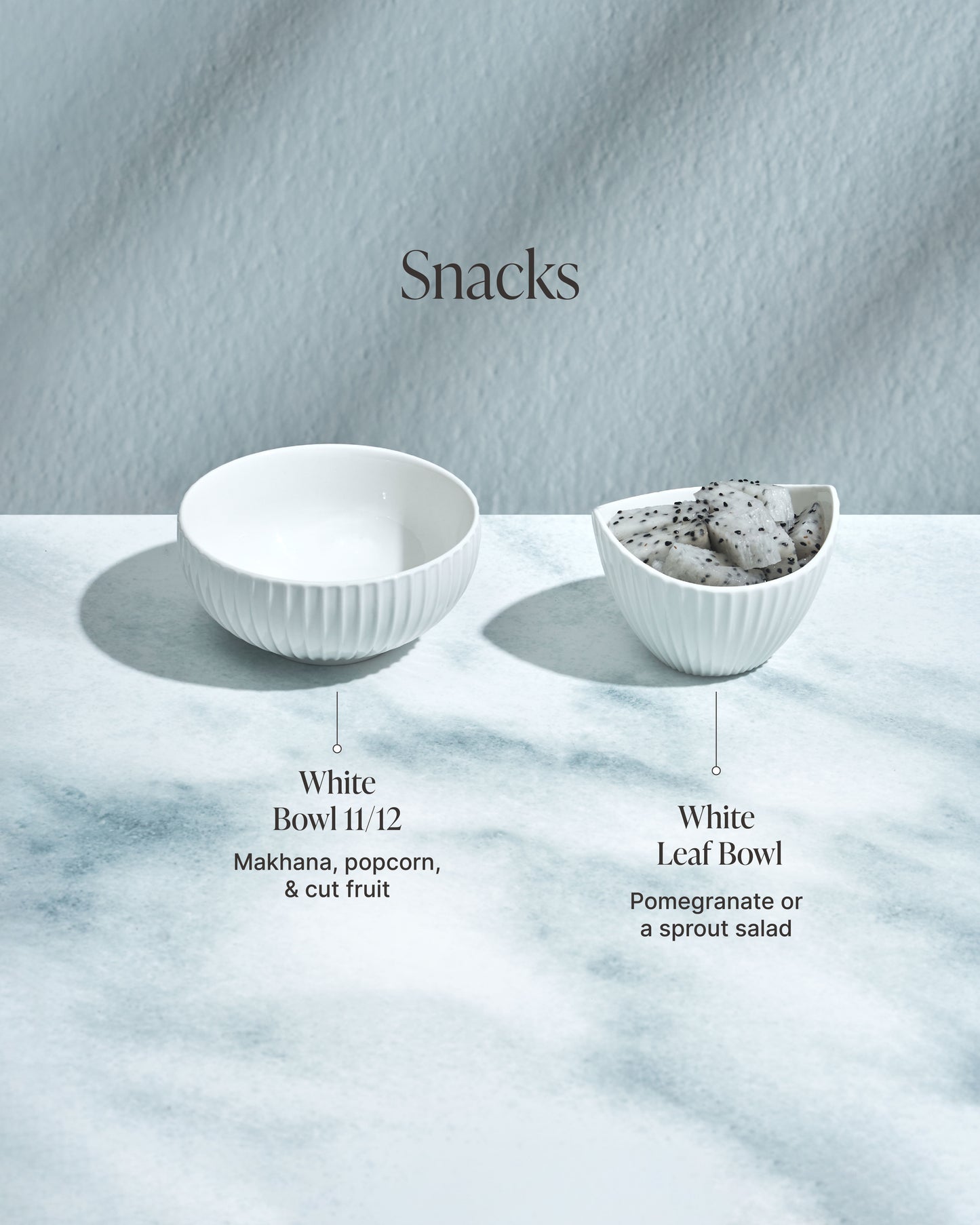 White Bowl 11 - Set of 3