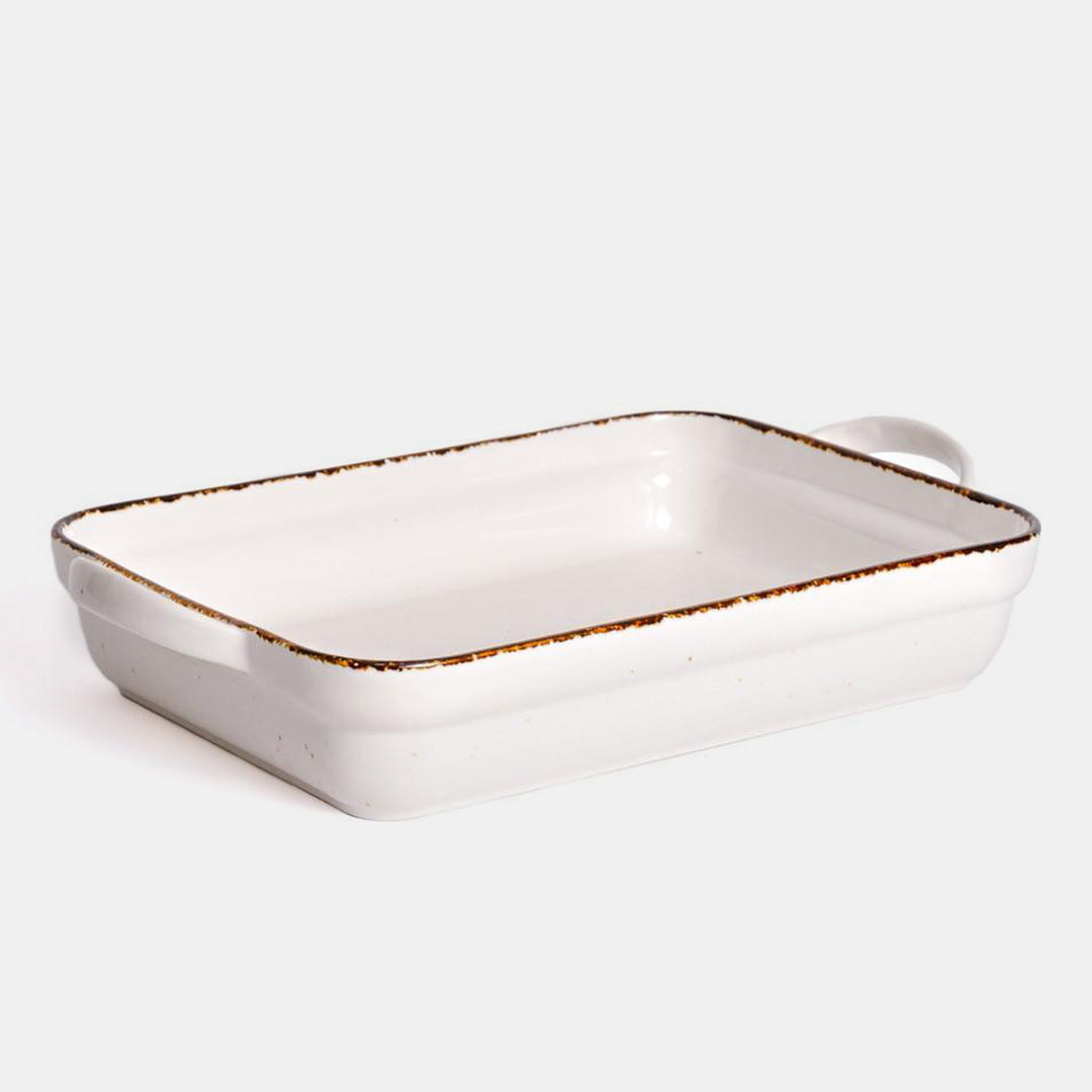 White Bake Tray - 35
