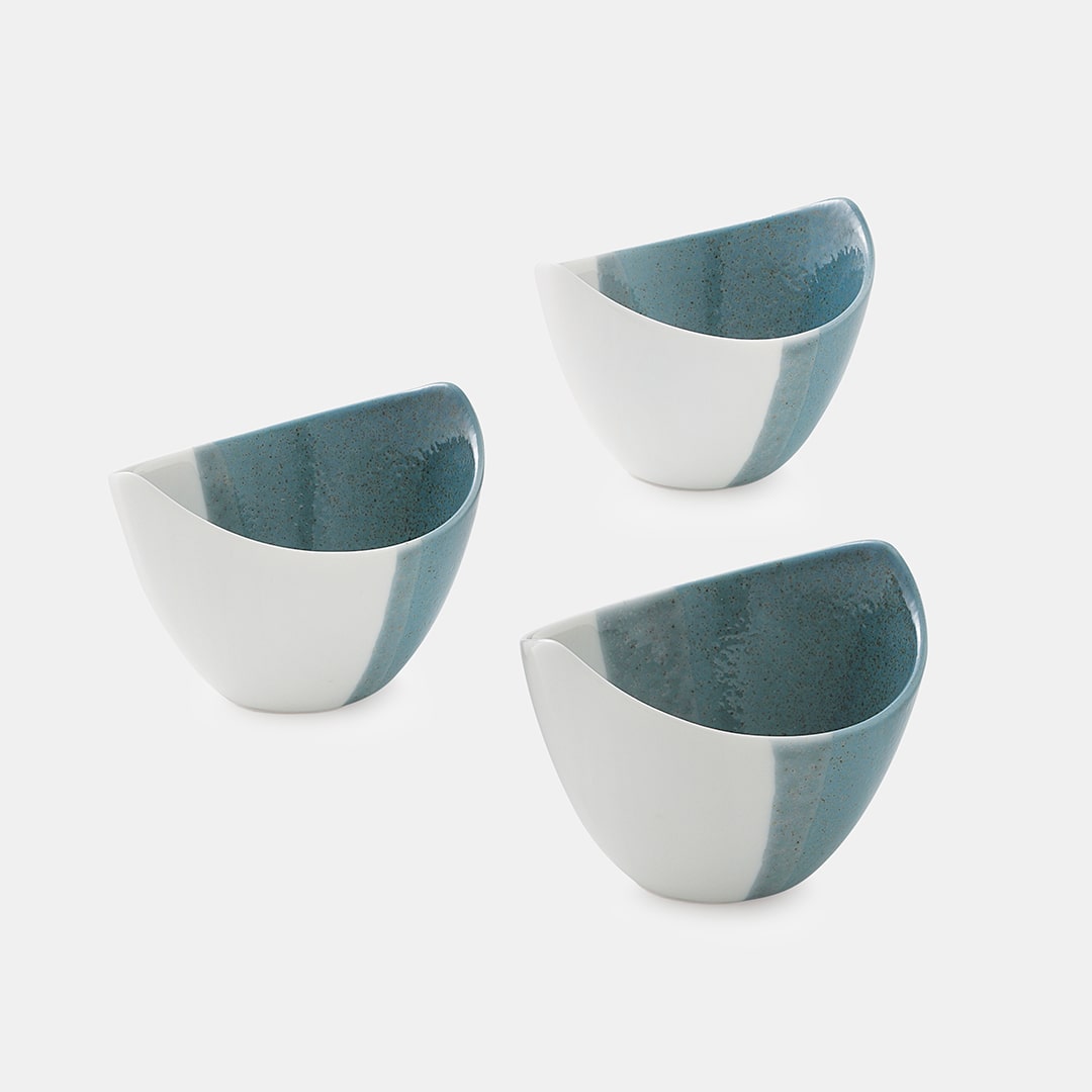 Ocean Leaf Bowl - Set of 3
