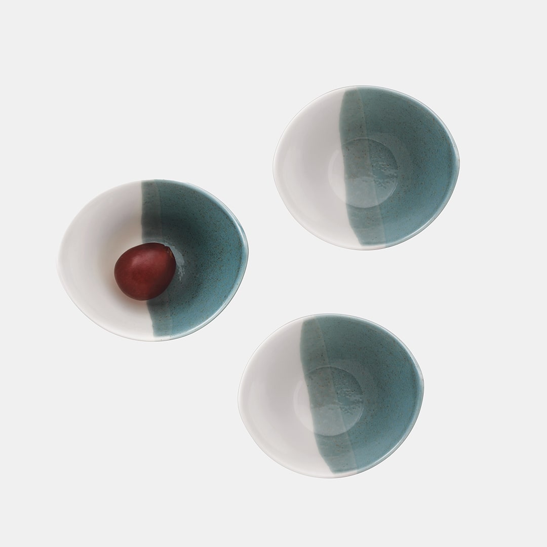 Ocean Leaf Bowl - Set of 3