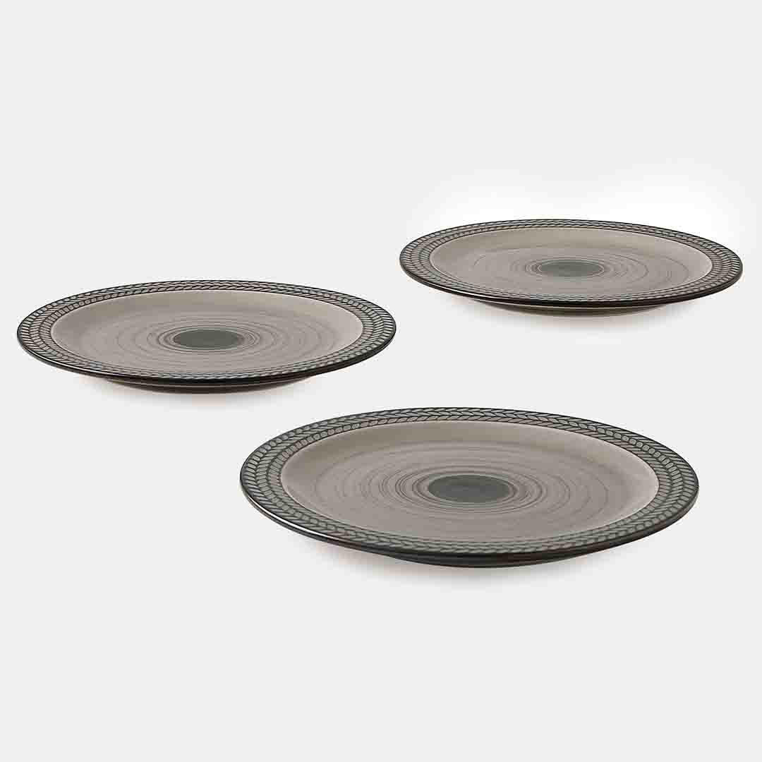 Ash Dessert Plate - Set of 3