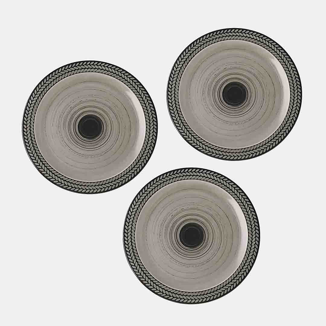 Ash Dessert Plate - Set of 3