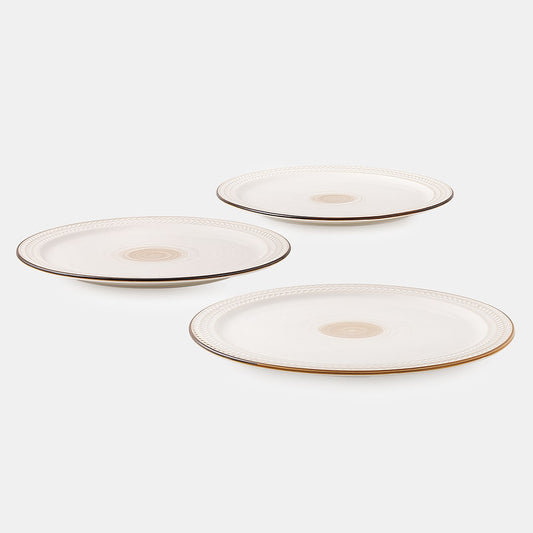 Ivory Dinner Plate - Set of 3