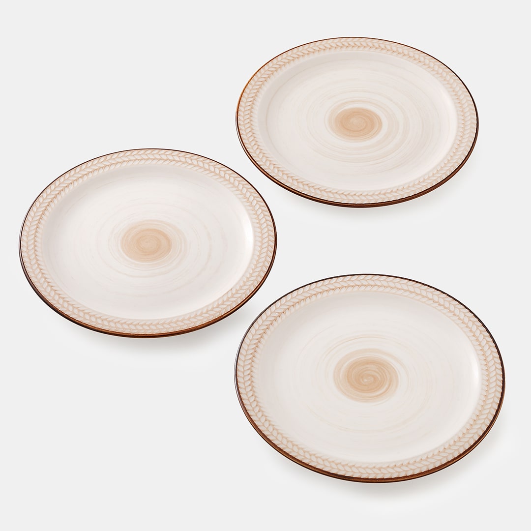 Ivory Quarter Plate - Set of 3