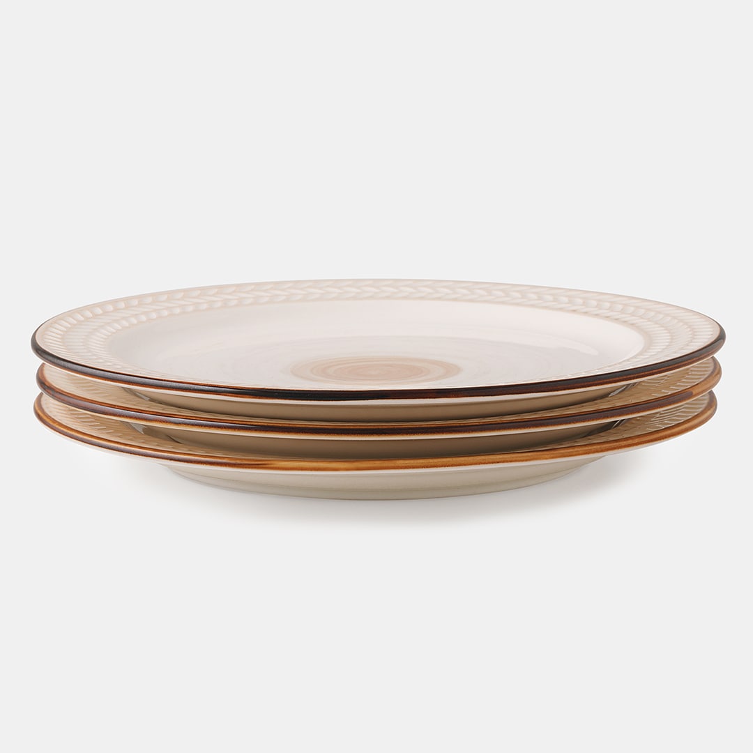 Ivory Quarter Plate - Set of 3
