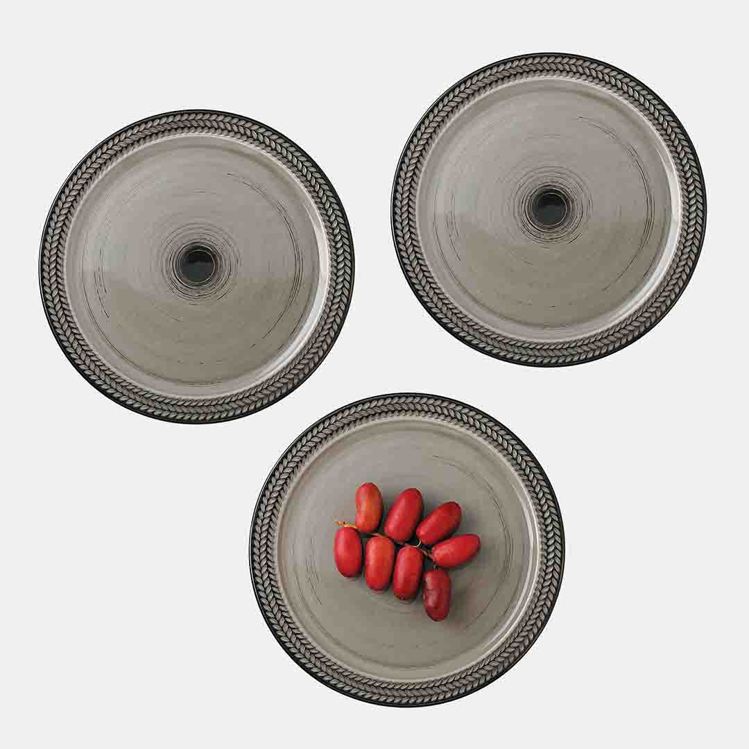 Ash Dinner Plate - Set of 3