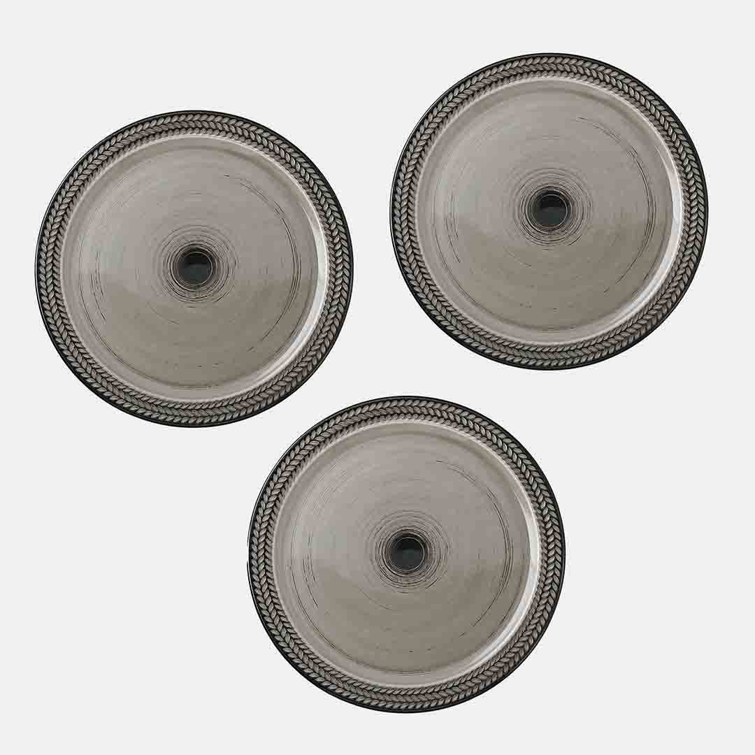 Ash Dinner Plate - Set of 3