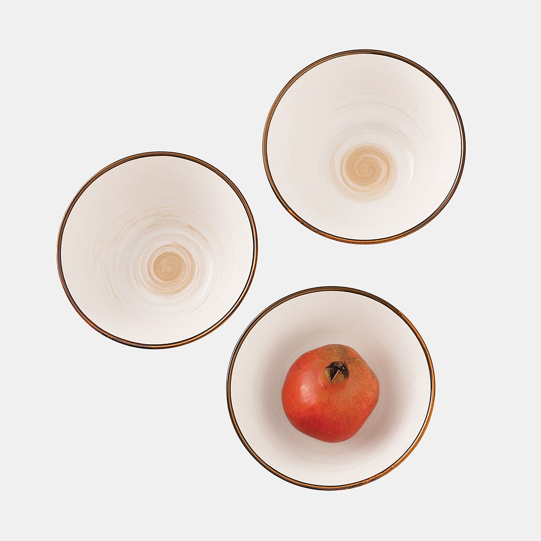 Ivory Bowl 11 - Set of 3