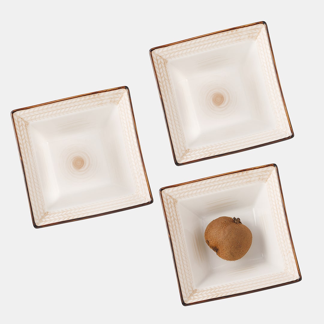 Ivory Square 14 - Set of 3
