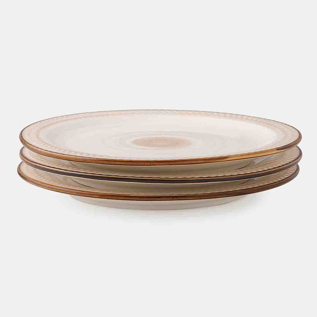 Ivory Dessert Plate - Set of 3