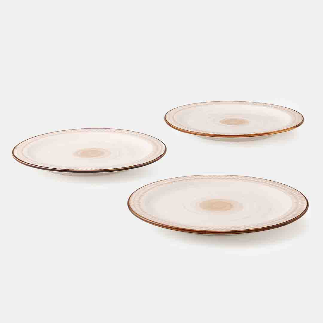 Ivory Dessert Plate - Set of 3