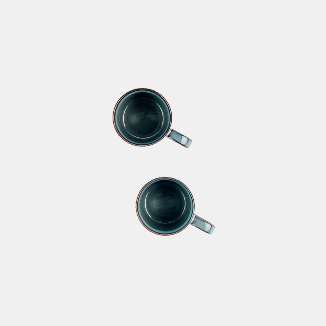 Teal Coffee Mug - Set of 2