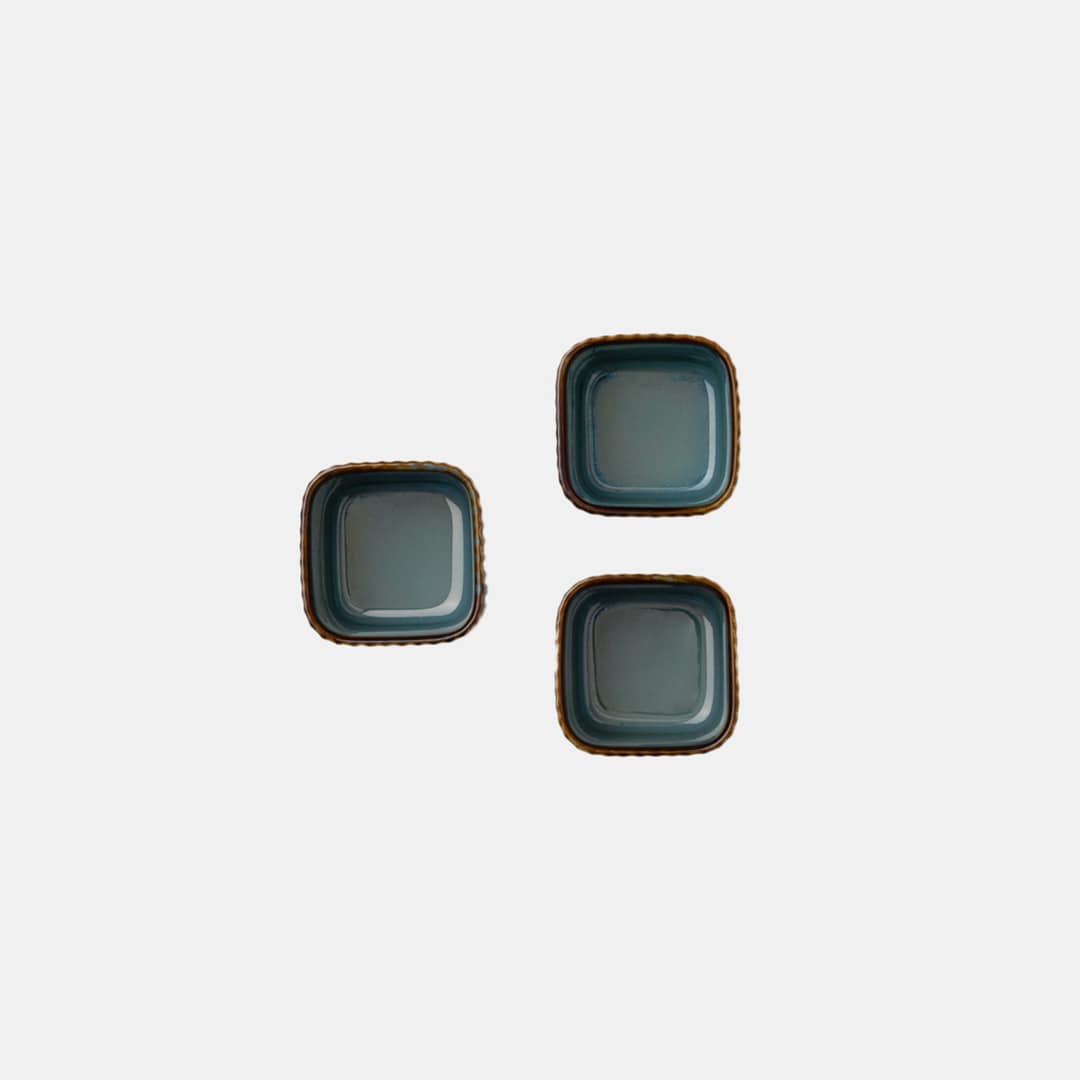 Teal Cube - Set of 3