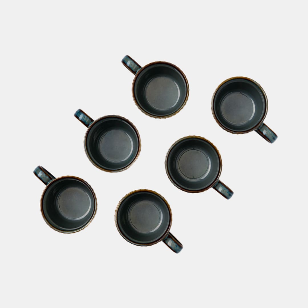 Teal Espresso Cup - Set of 6