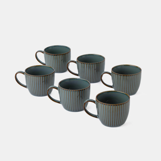 Teal Tea Cup - Set of 6