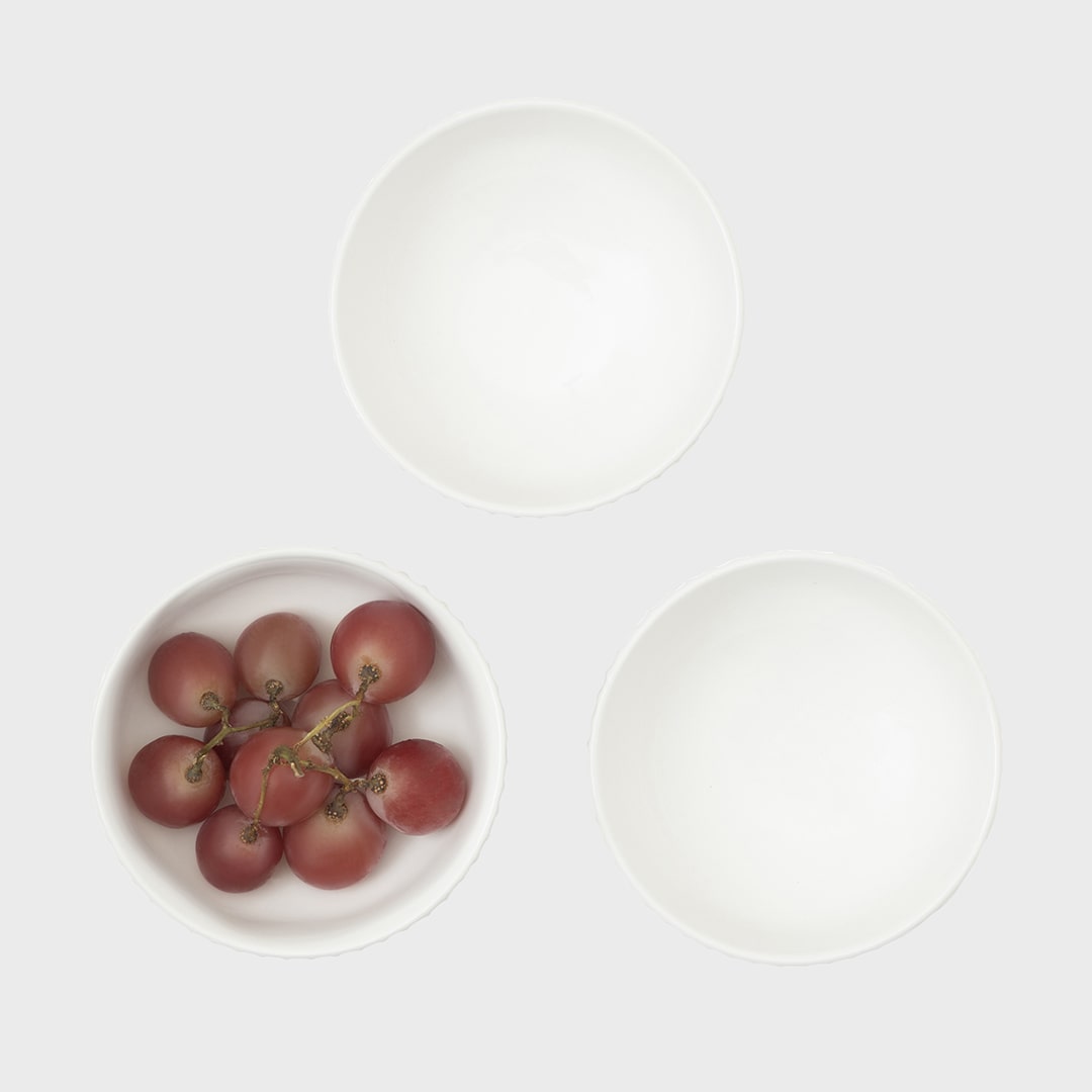 White Bowl 11 - Set of 3